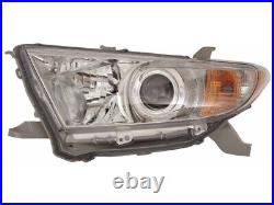 For Highlander Usa Model 11 12 Headlight To2502208 81150-0E130 811500E130 Left