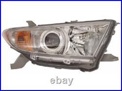For Highlander Usa Model 11 12 Headlight To2503208 81110-0E110 811100E110 Right