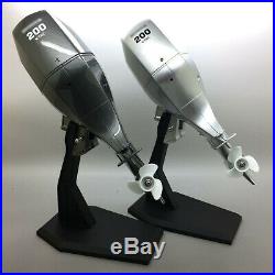 For Honda Outboard Motor For Scale 1/8 RC Boats Model Ship 12V Gray / Sliver New