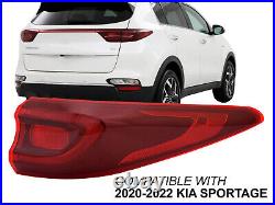 For Outer Tail Light 2020-2022 KIA Sportage with Bulbs Passenger Side 92402D9510