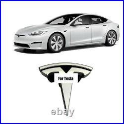 For Tesla Model S 2016-2022 Front Bumper Emblem T Badge Logo US LOCAL SHIPPING