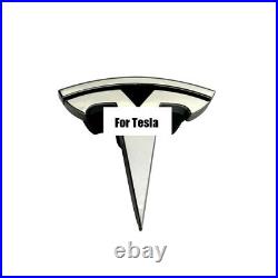 For Tesla Model S 2016-2022 Front Bumper Emblem T Badge Logo US LOCAL SHIPPING