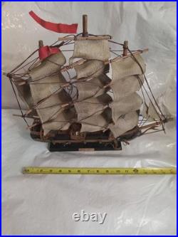 Fragata Española 1780 Wooden Model Ship Handcrafted Sailing Nautical Decor