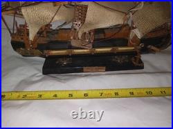 Fragata Española 1780 Wooden Model Ship Handcrafted Sailing Nautical Decor
