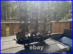 Fragata Espanola Ano 1780 Antique Wooden Ship