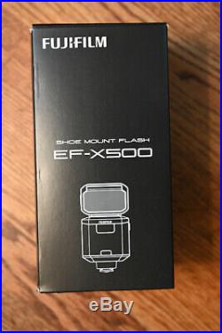 Fujifilm EF-X500 TTL Flash for X-Series Cameras US Model Free Priority Shipping