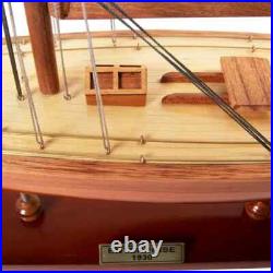 Fully Assembled Enterprise 1930 America's Cup Yacht Wood Model 25 Sailboat New