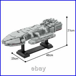 Galactica Ship Model Set Toys 2164 Pieces with Stand