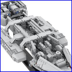 Galactica Ship Model with Stand 2164 Pieces Building Kit from TV Show MOC Build