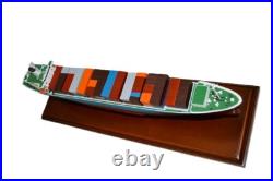 Genova Hamburg Germany Cargo Container Ship Desk Top Display 1/492 Boat SC Model