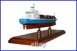 Genova Hamburg Germany Cargo Container Ship Desk Top Display 1/492 Boat SC Model
