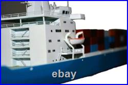 Genova Hamburg Germany Cargo Container Ship Desk Top Display 1/492 Boat SC Model