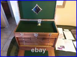 Gerstner MODEL NO. 2007 Wood Chest for Hobbies, Jewelry, & More, FREE SHIPPING