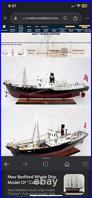 Gos V Whale Catcher Display Model Ship 32