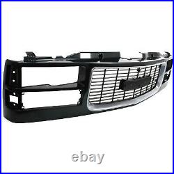 Grille Assembly For 94-98 GMC C1500 94-2000 K2500 with dual headlight holes