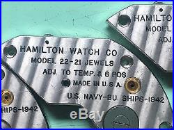 Hamilton Model 22 Parts For Ships Chronometer