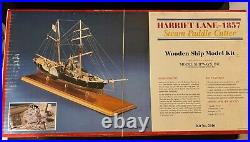 HARRIET LANE-1857 Steam Paddle Cutter Wooden Ship Model Kit