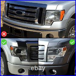 HID Model09-14 For FORD F-150/13-14 F-150 RAPTOR LED U Bra Black Headlight