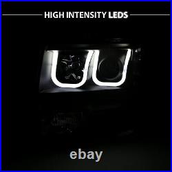 HID Model09-14 For FORD F-150/13-14 F-150 RAPTOR LED U Bra Black Headlight