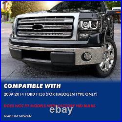 HID Model09-14 For FORD F-150/13-14 F-150 RAPTOR LED U Bra Black Headlight