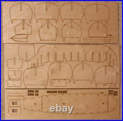 HMS Beagle Kit 1/64 Scale, Mamoli MV20 Wooden Model Ship Kit
