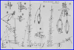 HMS Beagle Kit 1/64 Scale, Mamoli MV20 Wooden Model Ship Kit