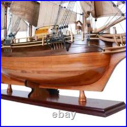 HMS Bounty New Tall Ship Model Handcrafted Wooden Ship With Lifeboats & Anchors