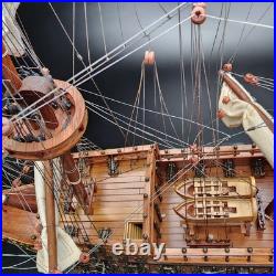 HMS Sovereign of the Seas 1637 Tall Ship Wooden Model 26 Assembled NICE
