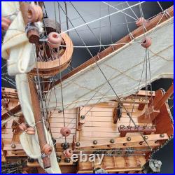 HMS Sovereign of the Seas 1637 Tall Ship Wooden Model 26 Assembled NICE