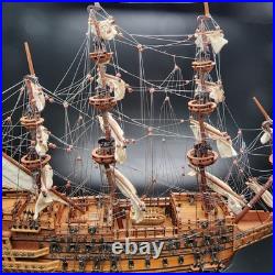 HMS Sovereign of the Seas 1637 Tall Ship Wooden Model 26 Assembled NICE