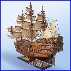 HMS Sovereign of the Seas Ship Model Wooden Handicraft Fully Pre-Built Boat