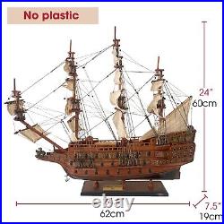 HMS Sovereign of the Seas Ship Model Wooden Handicraft Fully Pre-Built Boat