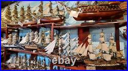 HMS Sovereign of the Seas Ship Model Wooden Handicraft Fully Pre-Built Boat