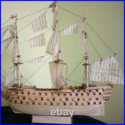 HMS Victory 3D Wooden Puzzle DIY Ship Craft Laser-Cut Model Kits to Build for