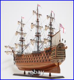 HMS Victory Lord Nelson's Flagship Wood Tall Ship Model 37 Semi-Built Boat New