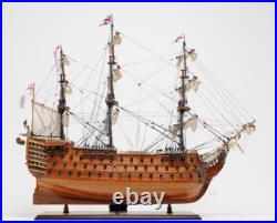 HMS Victory Lord Nelson's Flagship Wood Tall Ship Model 37 Semi-Built Boat New