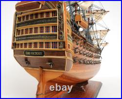 HMS Victory Lord Nelson's Flagship Wood Tall Ship Model 37 Semi-Built Boat New