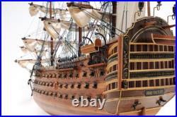 HMS Victory Lord Nelson's Flagship Wood Tall Ship Model 37 Semi-Built Boat New