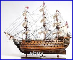 HMS Victory Medium Admiral Line Ship Model Wooden Handicraft Fully Assembled