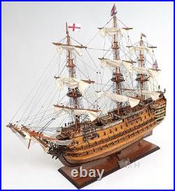 HMS Victory Medium Admiral Line Ship Model Wooden Handicraft Fully Assembled