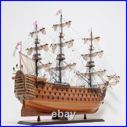 HMS Victory Nelson's Flagship Tall Ship Wooden Model Sailboat 30 Fully Built
