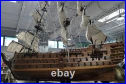 HMS Victory Nelson's Flagship Tall Ship Wooden Model Sailboat 30? Read