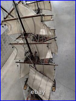 HMS Victory Nelson's Flagship Tall Ship Wooden Model Sailboat 30? Read