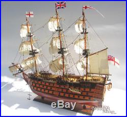 HMS Victory Wooden Ship Model 30 Ready for Display