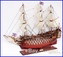 HMS Victory Wooden Ship Model 30 Ready for Display