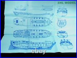 HMY Royal Caroline 1749 Scale 1/50 33 Pear wood Carving pieces 2020 new version