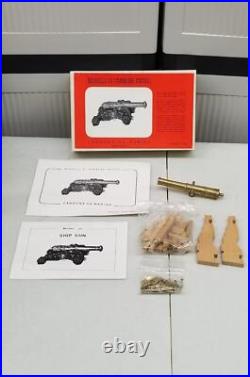 HTF Aeropiccola Cannone Da Marina, #2007, Wood and Metal Ship Cannon Model Tub B