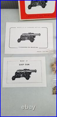 HTF Aeropiccola Cannone Da Marina, #2007, Wood and Metal Ship Cannon Model Tub B