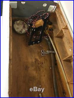 HUGE 39 Vintage Gas Operated radio control model boat For Repair Or Projects