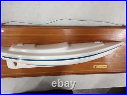 Half Hull Ship Model Handcrafted OUT ISLAND 41